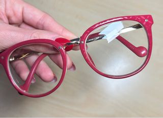 Occhiali da vista Liu Jo fucsia e oro