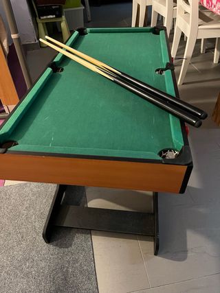 Mesa de juegos: billar, futbolin, air hokey