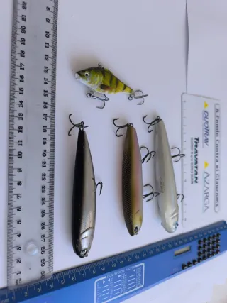 Señuelos de pesca para spinning y casting