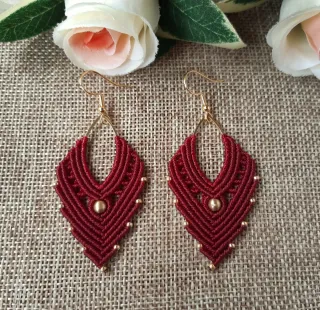 Pendientes Macramé varios colores