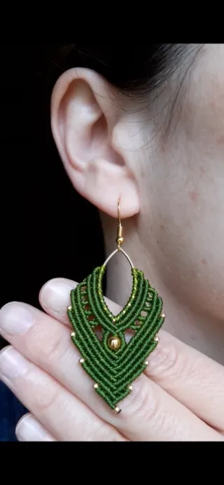 Pendientes Macramé varios colores