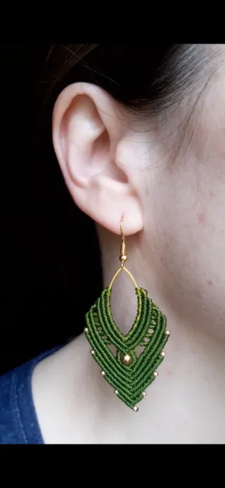 Pendientes Macramé varios colores