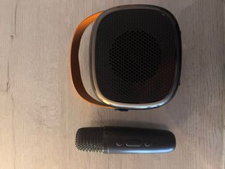 Altavoz Karaoke LED con Micrófono