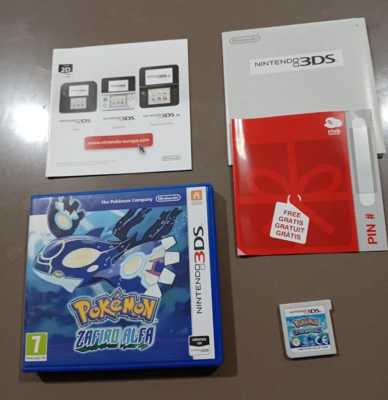 Imagen de Pokémon Zafiro Alfa Nintendo 3DS impecable