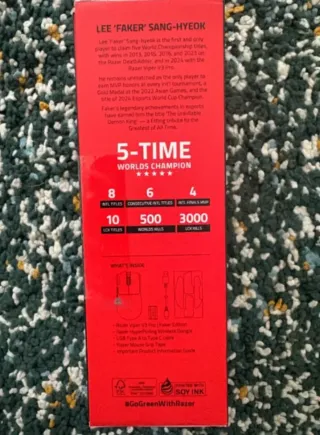 Razer Viper V3 PRO Faker Edición Ratón