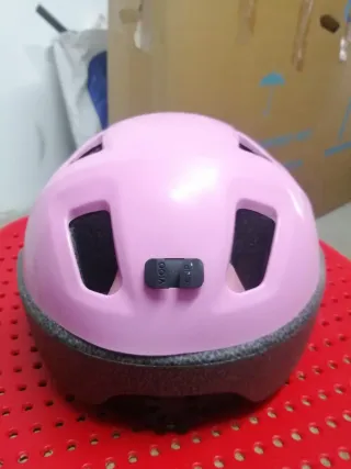 Casco Bicicleta Niña Rosa Talla S