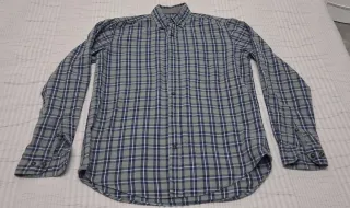 Camisa de manga larga a cuadros