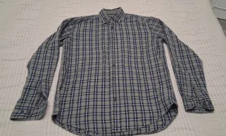 Camisa de manga larga a cuadros