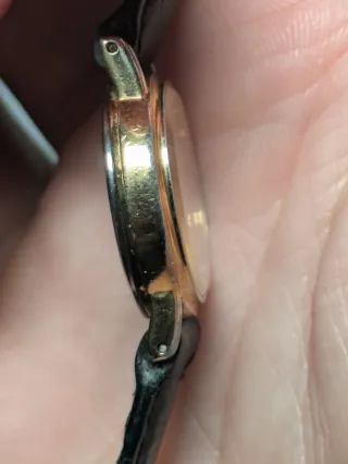 Reloj Seiko Cuarzo Mujer Negro/Dorado