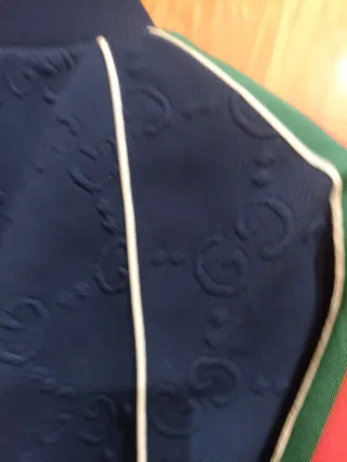 Chaqueta Gucci Azul con Logo GG