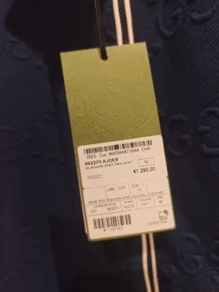 Chaqueta Gucci Azul con Logo GG