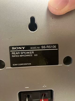 Altavoces Sony Negros