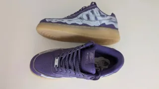 Nike Air Force 1 Low Purple Skeleton Talla 41