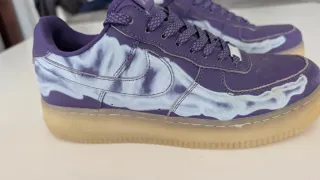 Nike Air Force 1 Low Purple Skeleton Talla 41