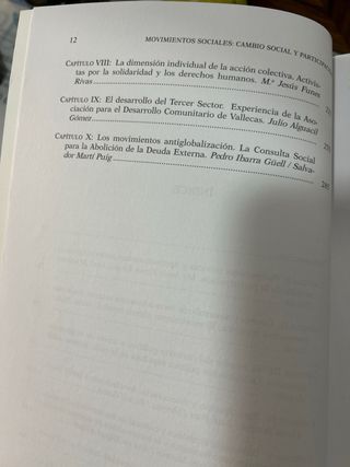 Movimientos sociales: cambio social y participa...