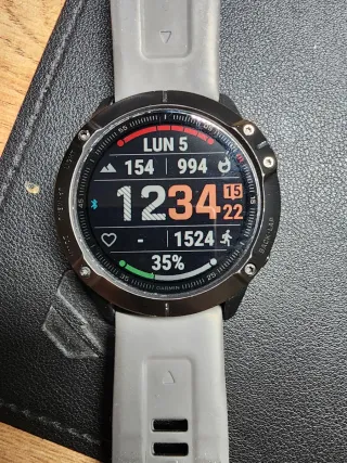 Garmin Fenix 6X Sapphire Gris Carbón DLC