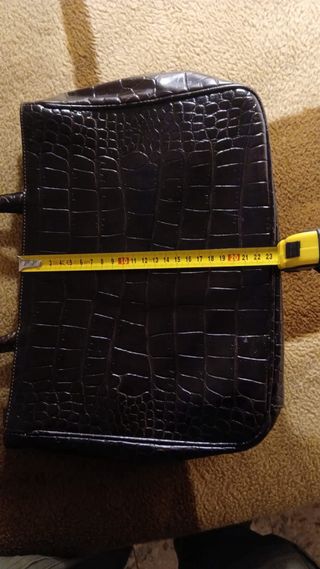 Bolso Tote Furla Marrón efecto Cocodrilo