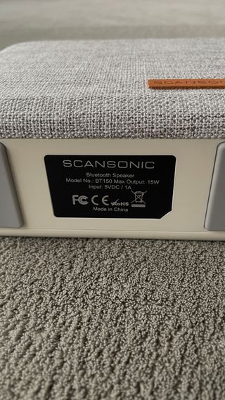 Altavoz Bluetooth Scansonic BT150 con NFC y caja