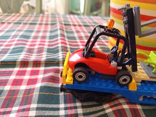 Lego Tren Vagón Servicio Rojo