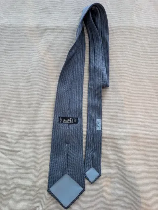 Corbata Hermes Azul Gris