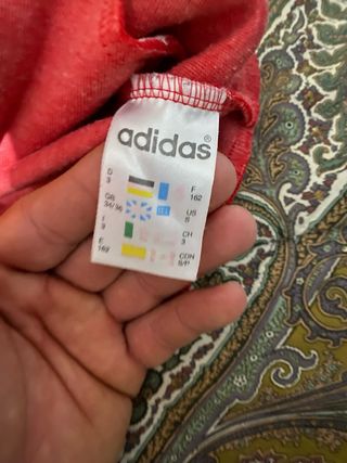 Adidas Felpa Rossa con Zip