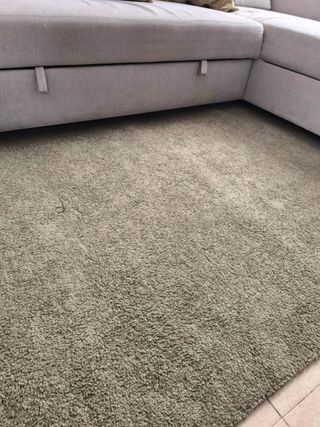 Alfombra verde suave