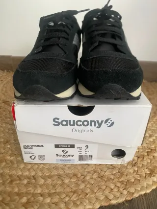 Saucony Jazz Original Scarpe Uomo Nero Argento