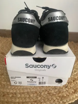 Saucony Jazz Original Scarpe Uomo Nero Argento