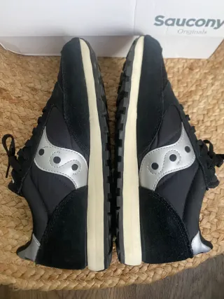 Saucony Jazz Original Scarpe Uomo Nero Argento