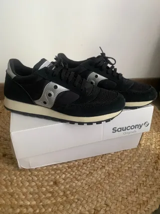 Saucony Jazz Original Scarpe Uomo Nero Argento