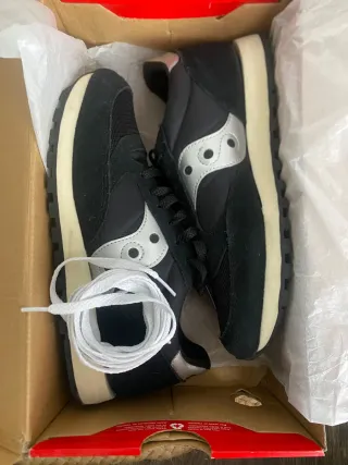 Saucony Jazz Original Scarpe Uomo Nero Argento