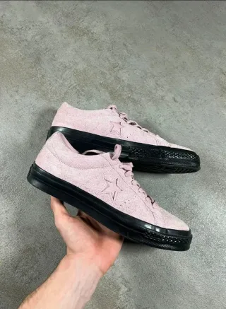 Converse One Star Rosa/Negro Gamuza