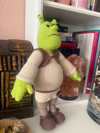 Amigurumi Shrek Crochet Muñeco Hecho a Mano