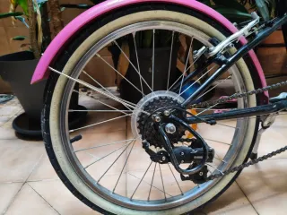 Bicicleta niña BTWIN rosa