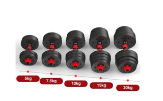 Mancuernas Ajustables 40kg Set Completo