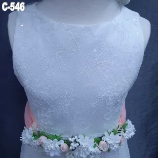 Vestido Comunión Talla 8 Blanco Encaje