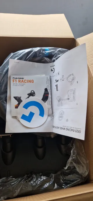 Volante Logitech PS4, PS5, PC con Soporte