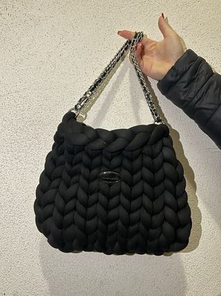 Borsa Filato Marshmallow Nera