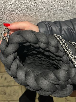 Borsa Filato Marshmallow Nera