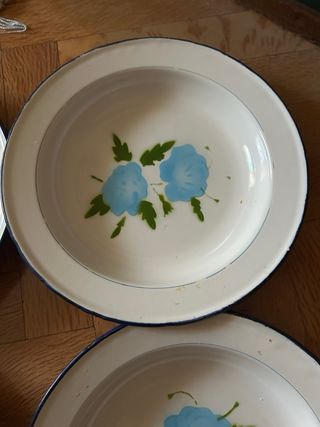 Juego de 12 Platos Vintage