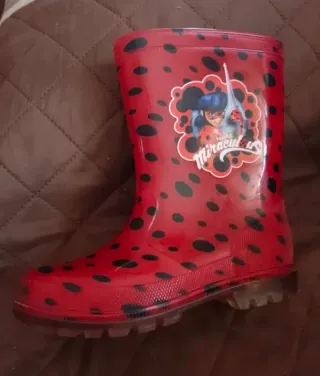 Botas Agua Lady Bug T/29 con Luz