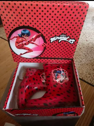 Botas Agua Lady Bug T/29 con Luz