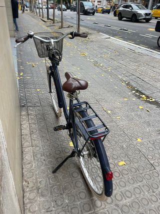Bicicleta Paseo Decathlon Azul