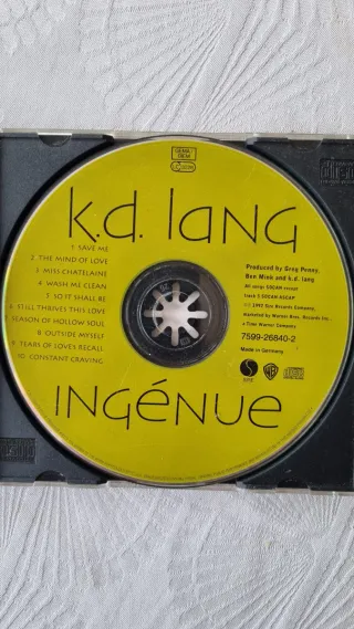 CD K. D. Lang - Ingenue