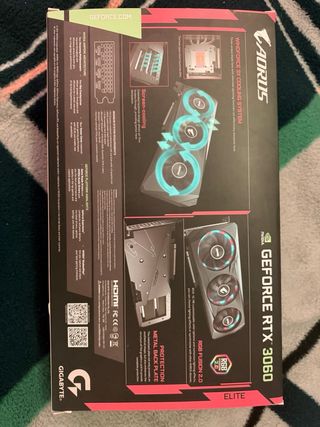 Tarjeta Gráfica Aorus RTX 3060 Elite 12GB