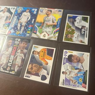 Lote 6 Cartas Cromos Raul Asencio Real Madrid
