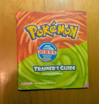 Caja y manual Pokemon Verde Hoja GBA