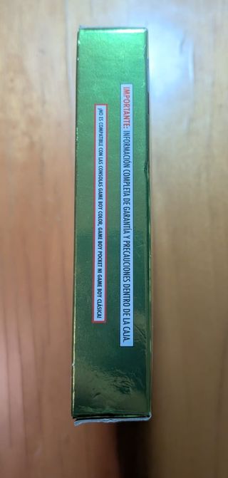 Caja y manual Pokemon Verde Hoja GBA