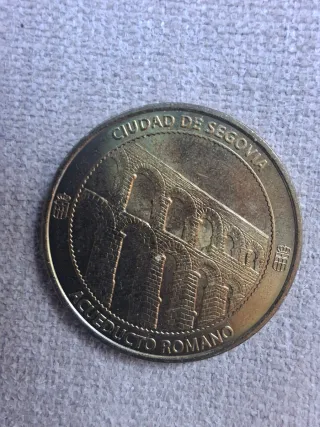 Moneda Ciudad de Segovia Acueducto Romano