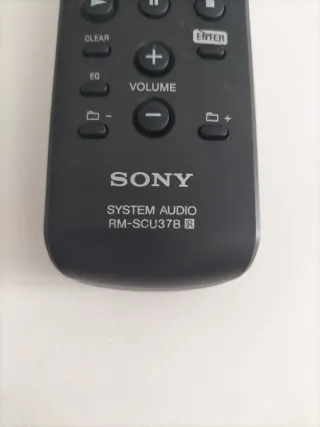Mando Sony RM-SCU37B Sistema Audio